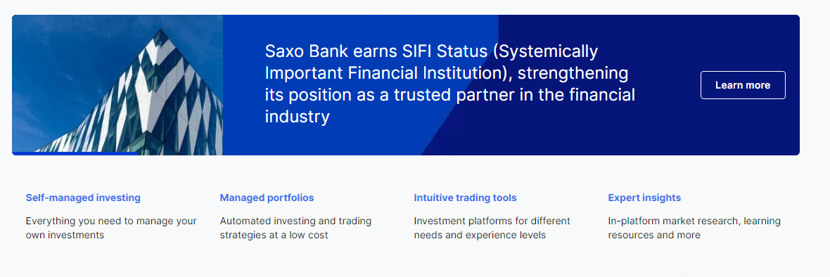 Возможности проекта Saxobank