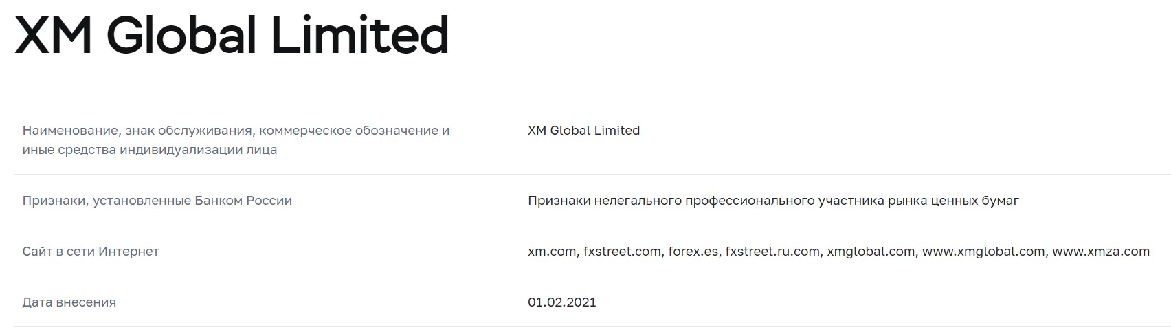 Проверка легальности XM forex брокера