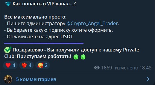 Crypto Angel обзор