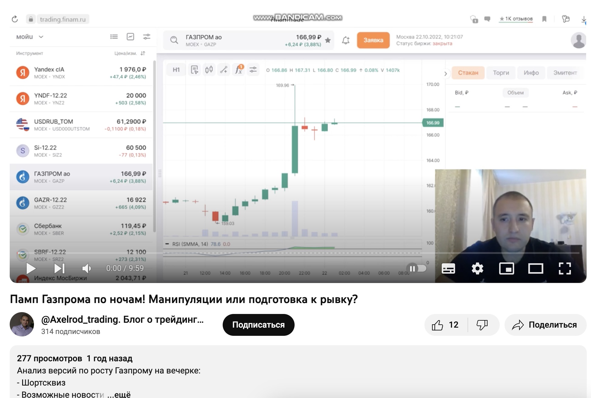 канал в ВК Axelrod Trading