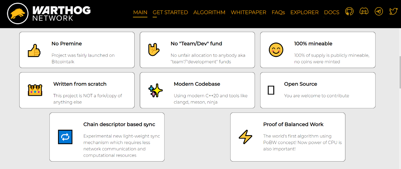 Warthog network