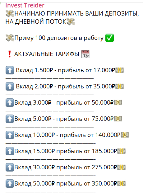 инвест Invest Treider