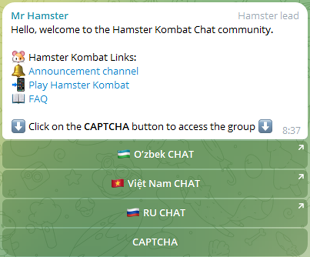 как играть в hamster kombat