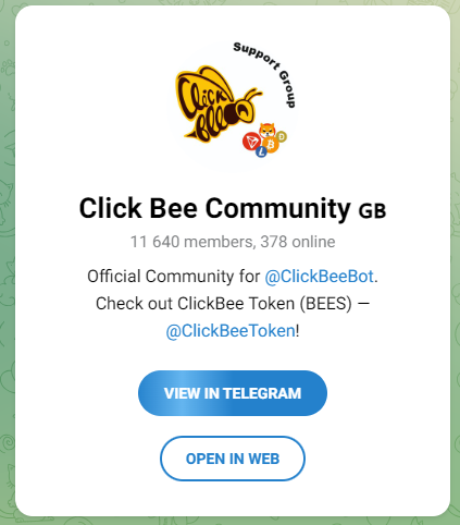 click bee